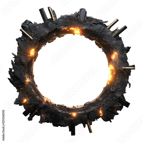 Post Apocalyptic Token Border Frame Bundle DnD | Digital Token for DnD, Foundry VTT, Roll20 | TTRPG Printable Frame | Dungeons and Dragons