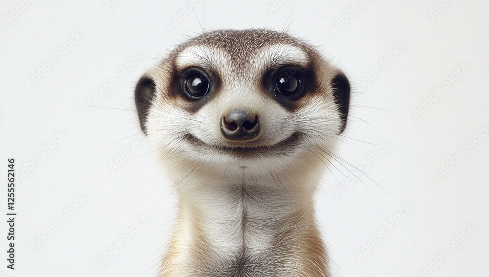 Smiling Meerkat Portrait Smiling Meerkat Portrait