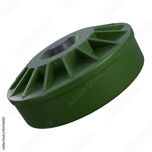 Advanced 3D Concept of a Modern Land Mine for Military Strategy