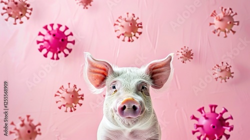 Pig Virus: Unveiling the Intricacies of Viral Threats to Porcine Health. Explore the various types of viruses that affect pigs, their modes of transmission photo