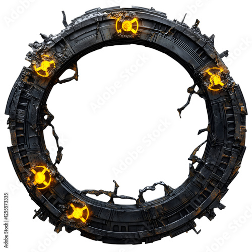 Post Apocalyptic Token Border Frame Bundle DnD | Digital Token for DnD, Foundry VTT, Roll20 | TTRPG Printable Frame | Dungeons and Dragons