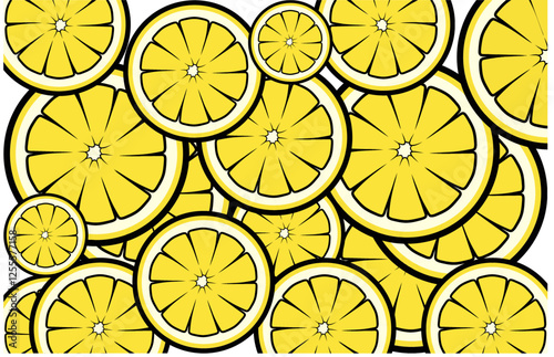 seamless pattern with lemons