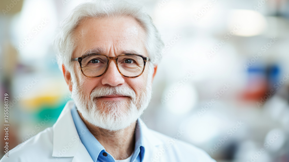 Professional portrait of veterinarian in bright workplace setting, exuding warmth and expertise Professional portrait of veterinarian in bright workplace setting, exuding warmth and expertise