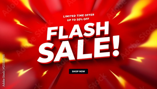 Gradient Flash Sale Promotion Banner