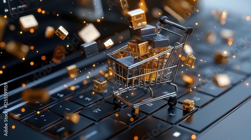 Colorful dynamic cart elevating your e-commerce shopping experience