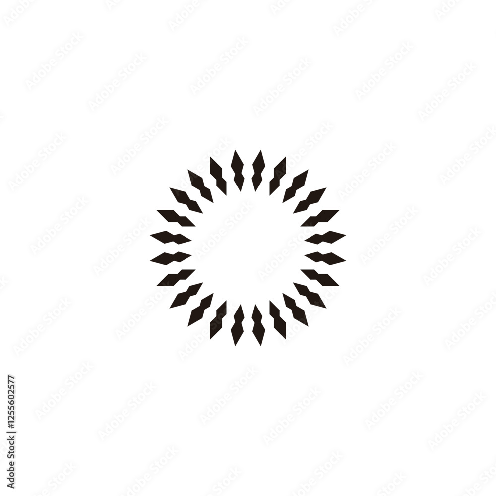Arrows, figure geometric symbol simple logo vector