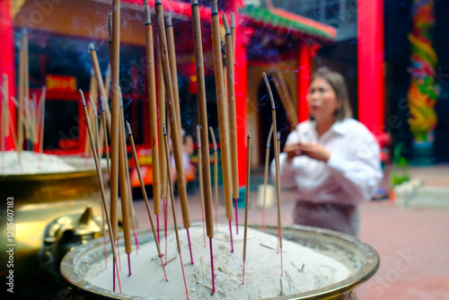 Photography Guan Di chinese Temple in Chinatown