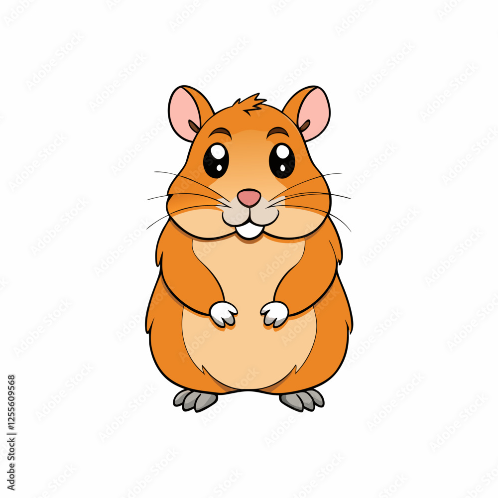 hamster cartoon vector hamster cartoon vector