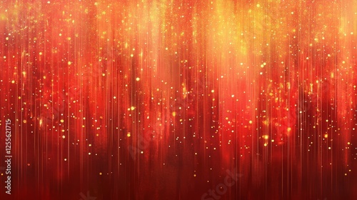Red and Gold Festive Glitter Background