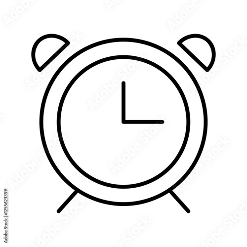 alarm line icon