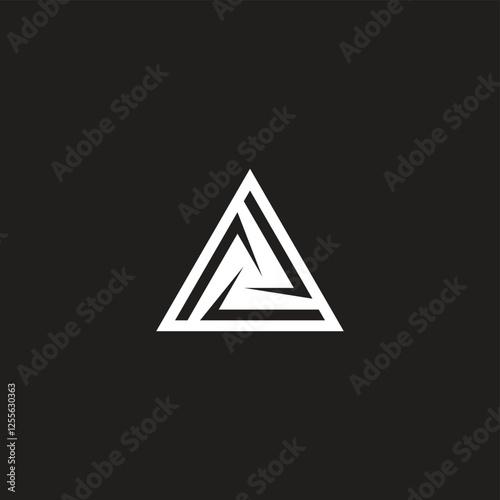 Free Download Triangle, frame, simple geometric symbol simple logo vector - GFXLoad