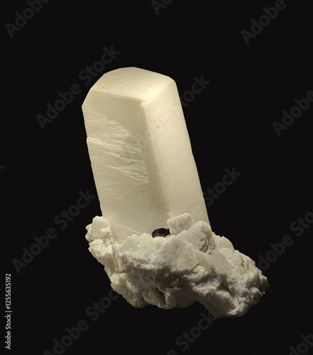 Close-Up View of Orthoclase Crystal Specimen