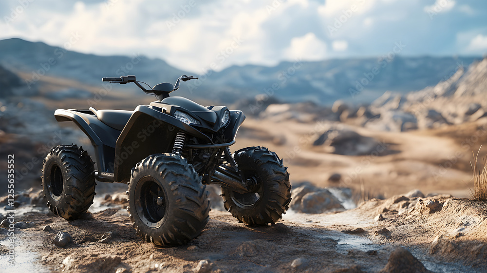 Rugged All-Terrain Quad Bike with Robust Design Perfect for Off-Road Adventures and Utility Tasks Rugged All-Terrain Quad Bike with Robust Design Perfect for Off-Road Adventures and Utility Tasks