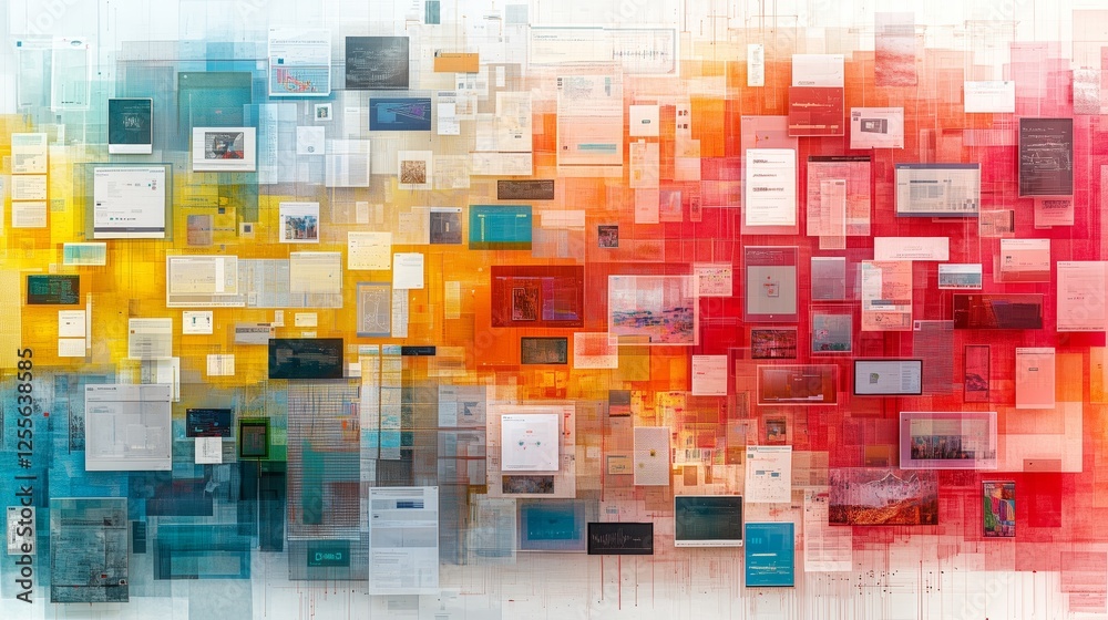 Abstract Art of Data Visualization Abstract Art of Data Visualization