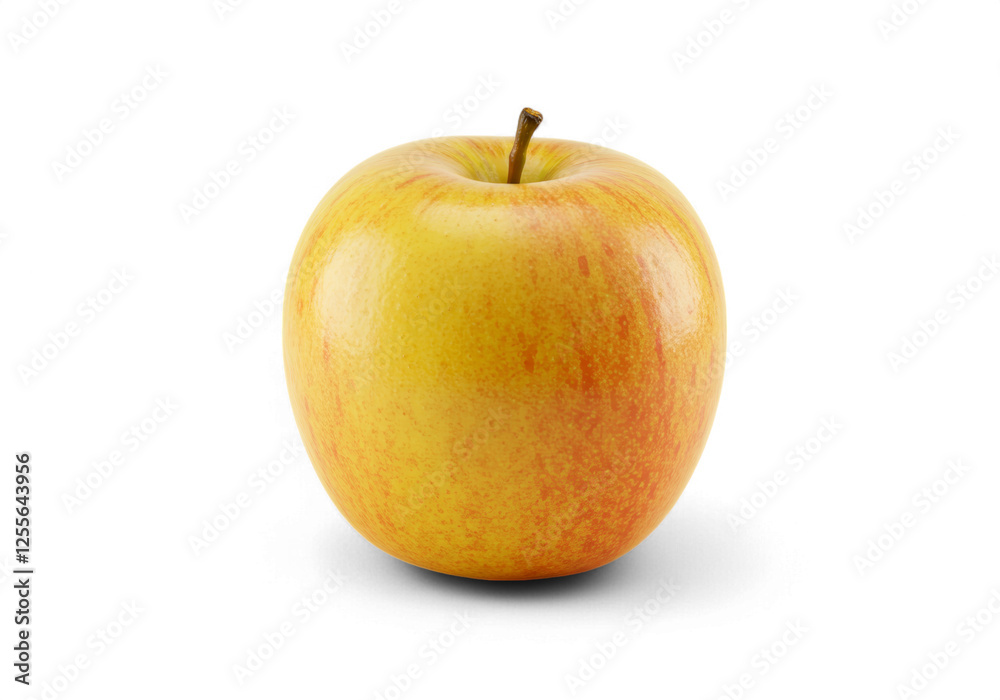 Golden Apple Closeup on Black Background - Fresh Fruit Still Life Golden Apple Closeup on Black Background - Fresh Fruit Still Life
