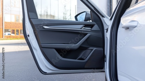 Wallpaper Mural Modern Car Door Interior Detail Stock Photo Torontodigital.ca