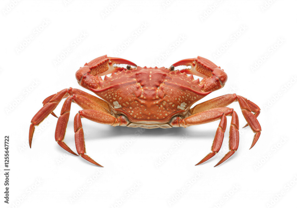 Cooked Crab Ready to Eat on a Black Background Close-Up Cooked Crab Ready to Eat on a Black Background Close-Up