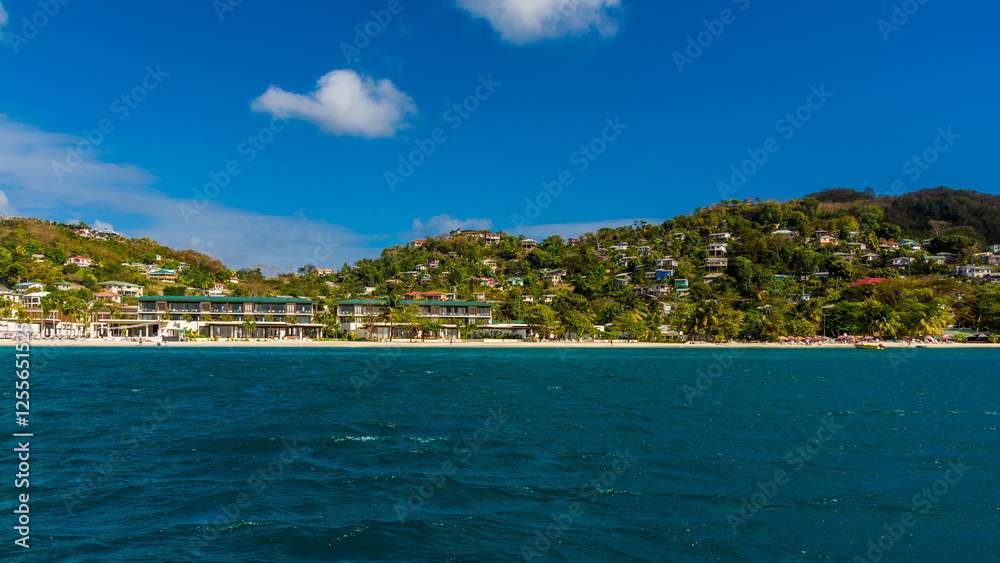 Obraz premium Grand Anse beach in Grenada