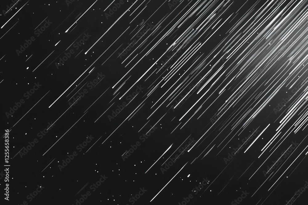 Diagonal lines falling on dark background, abstract design, digital art, website banner Diagonal lines falling on dark background, abstract design, digital art, website banner