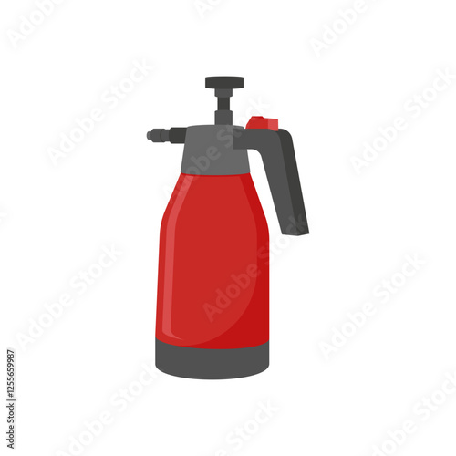 Pesticide Sprayer Flat Icon, Vector illustration