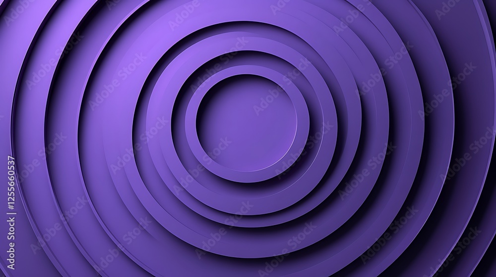 Purple concentric circles, abstract background Purple concentric circles, abstract background