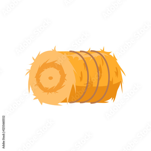 Hay Flat Icon, Vector illustration