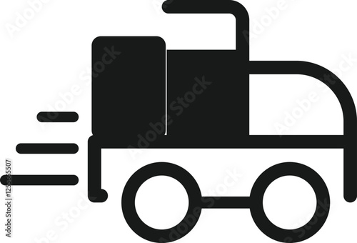 First delivery icon. lorry icon