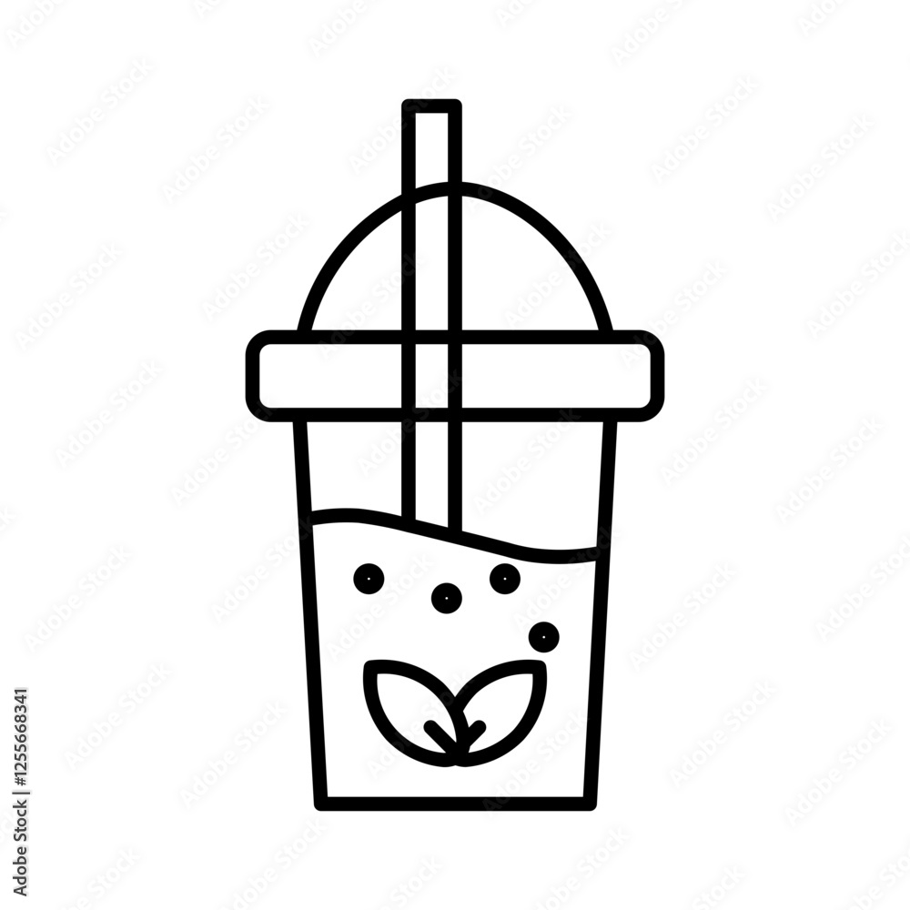 drink cap line icon drink cap line icon