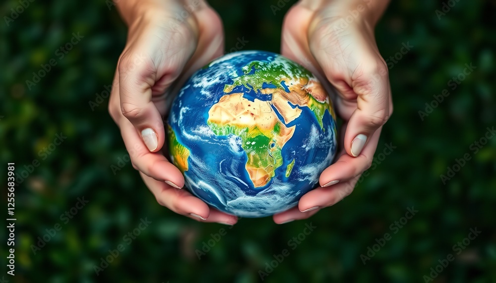 Protecting Our Planet Earth Global Responsibility Hands Holding World Globe Environmental Conservation Sustainable Future Eco Friendly Image Green Protecting Our Planet Earth Global Responsibility Hands Holding World Globe Environmental Conservation Sustainable Future Eco Friendly Image Green