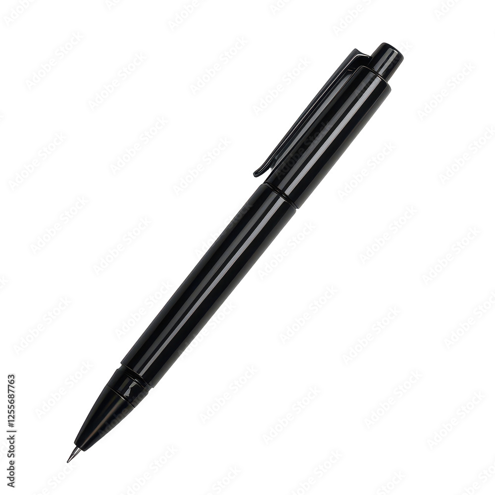 black marker pen isolated on transparent background black marker pen isolated on transparent background