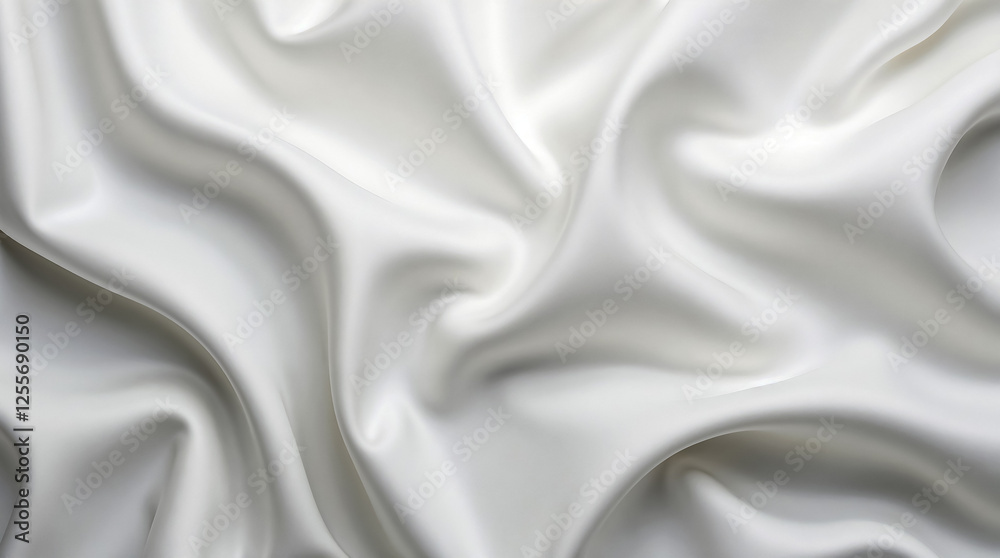 Fototapeta premium A smooth, Matte, and evenly lit plain lavender silver silk texture background.