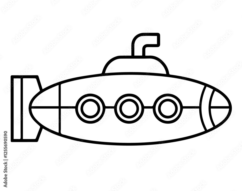 Submarine vector Submarine vector