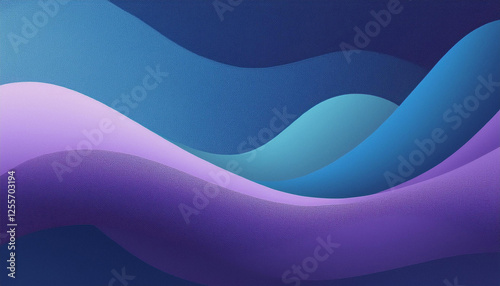 mild noisy grainy poster historical past blue and purple abstract wave shape header cover backdrop layout noise texture banner power factor historical past