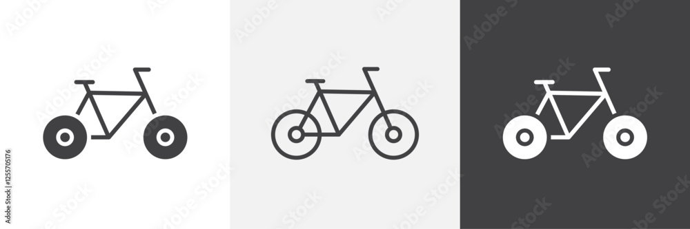 Biking vector icons collection graphic designs for ui designs Biking vector icons collection graphic designs for ui designs