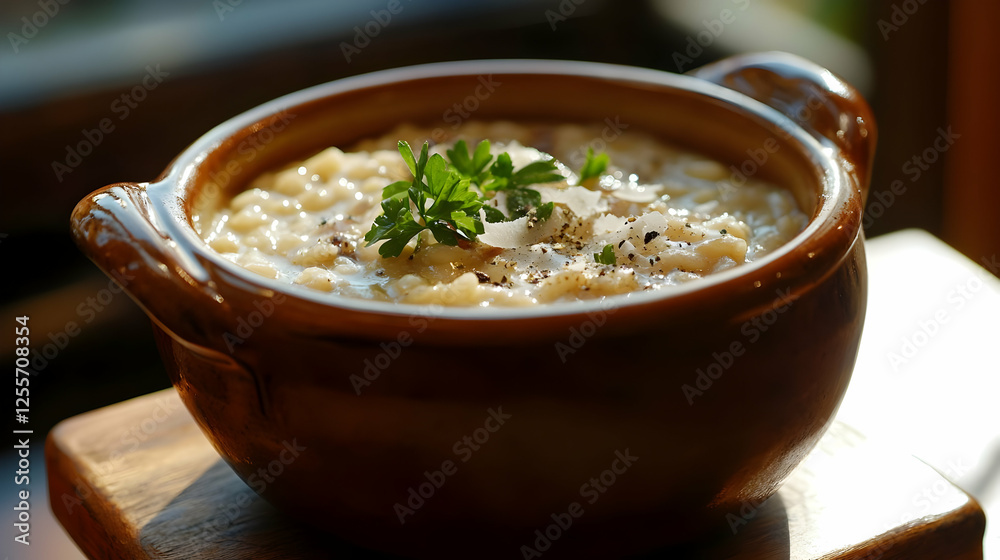 Creamy Soup with Parsley and Cheese: A Delicious and Appetizing Dish Creamy Soup with Parsley and Cheese: A Delicious and Appetizing Dish