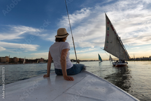 Photos Experience a felucca ride on the Nile River in Aswan with pharaonic sights and tourist joy