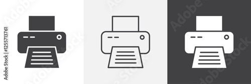 Print vector icons collection graphic designs for ui designs