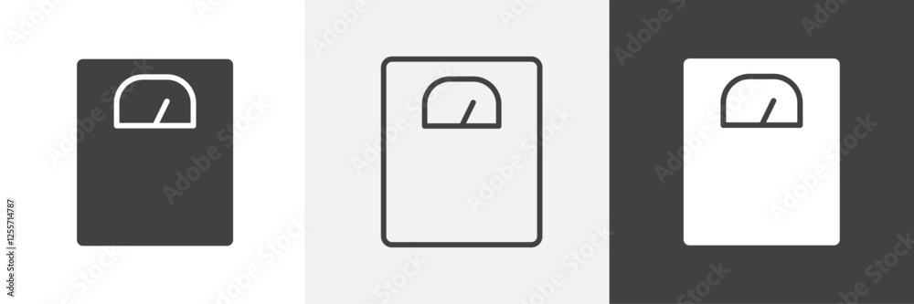 Scale vector icons collection graphic designs for ui designs Scale vector icons collection graphic designs for ui designs