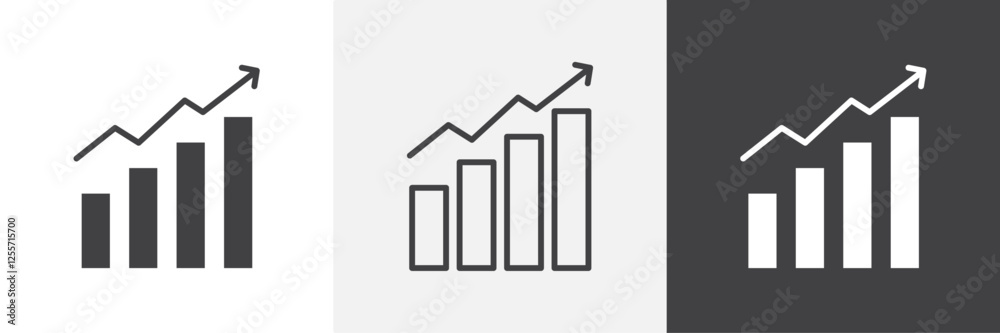 Stats vector icons collection graphic designs for ui designs Stats vector icons collection graphic designs for ui designs