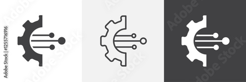 Transform vector icons collection graphic designs for ui designs