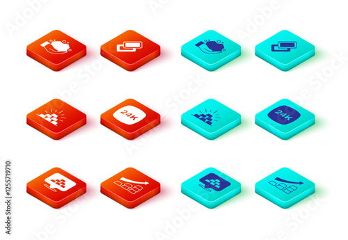 Set Gold bars, Growth arrow with gold, 24k, and nugget icon. Vector