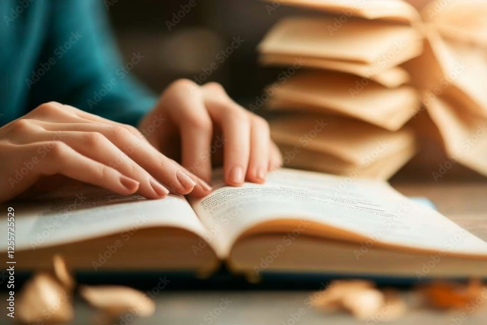 A close-up of hands typing on a laptop with a dissertation document open on the screen A close-up of hands typing on a laptop with a dissertation document open on the screen