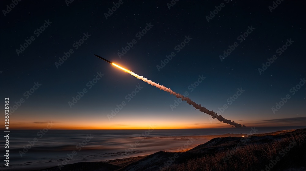 custom made wallpaper toronto digitalICBM Missile Horizon: Distant Threat

