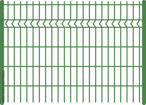 Wallpaper Mural green fence Torontodigital.ca