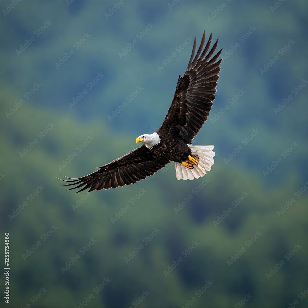american bald eagle in flight american bald eagle in flight
