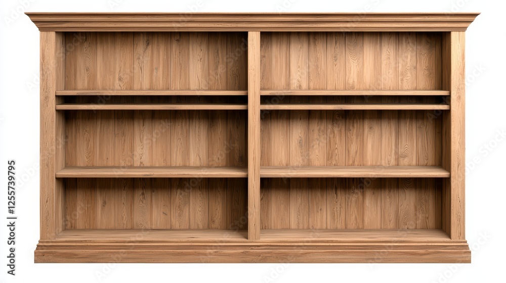 Enhance your living space functional and elegant threeshelf wooden bookcase for books decor