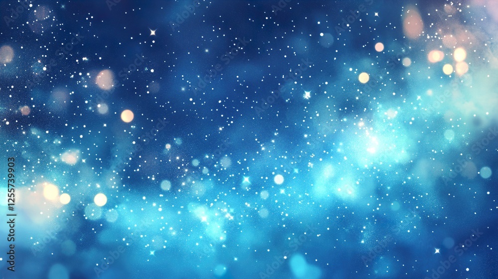 Obraz premium Numerical Starry Sky Panorama 