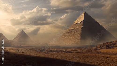 Egyptian Pyramids: HD Real Shot
 photo