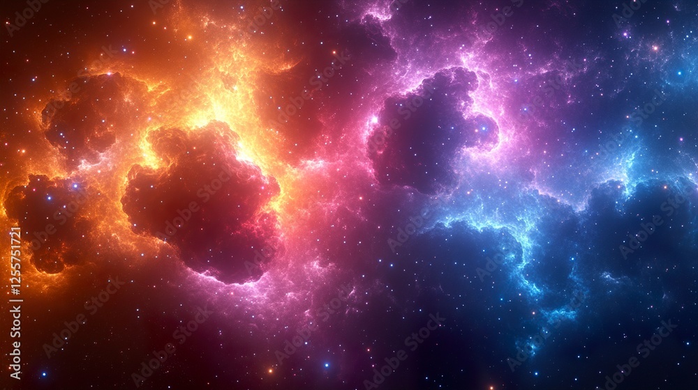 Fototapeta premium Ethereal Flight: Heavenly Clouds 