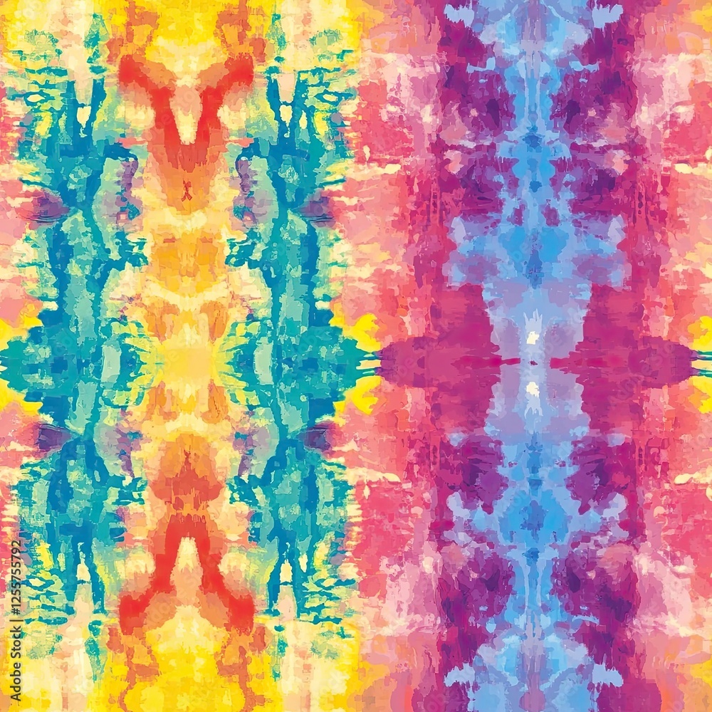 Abstract textured spiral folded rainbow colorful tie dye textured background. Colorful tie dye pattern abstract background. Abstract textured spiral folded rainbow colorful tie dye textured background. Colorful tie dye pattern abstract background.